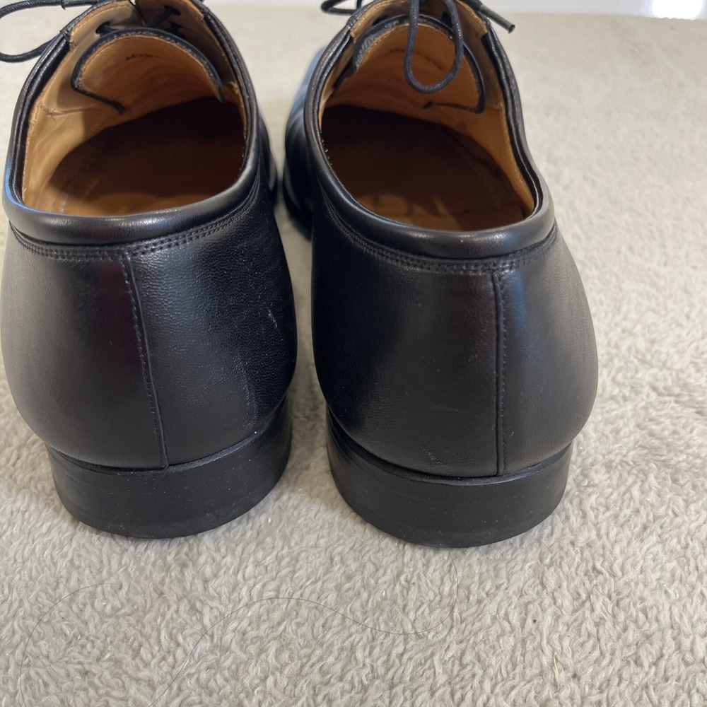 Magnanni Federico Napa Black Men's Lace Up Cap Toe Shoes Size 11D 12654 - Picture 5 of 11